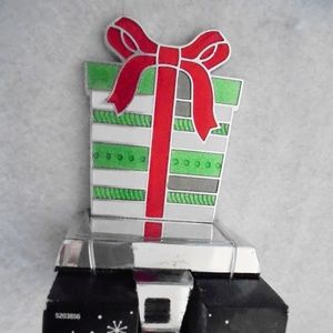 Gift Package Stocking Holder Metal NWT